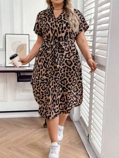 Robe Léopard Grande Taille